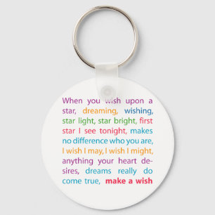 Make a Wish Key Ring