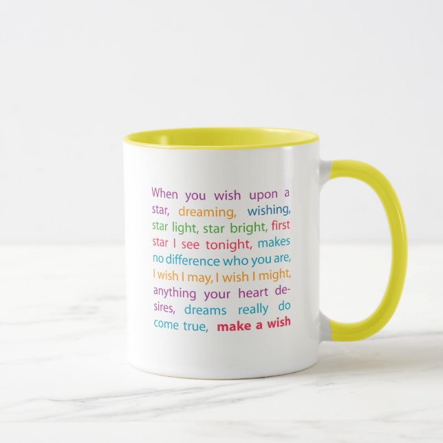 Make a Wish Mug (Right)