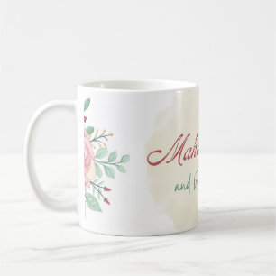 Make a Wish Mug   Floral Birthday Gift