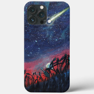 Make a Wish on a Shooting Star Illustration iPhone 13 Pro Max Case
