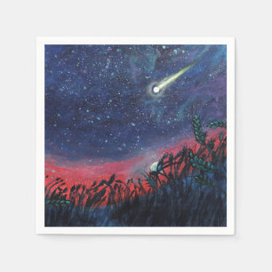 Make a Wish on a Shooting Star Illustration  Napkin