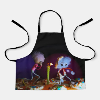 Make a wish when blowing out the candle.. apron