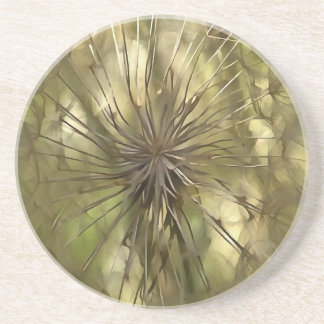 Make A Wish Wildflower Seed Head Art Coaster