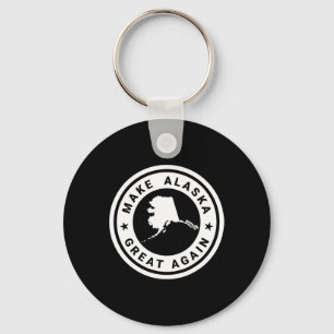 Make Alaska Great Again Funny Unique Trump S500028 Key Ring