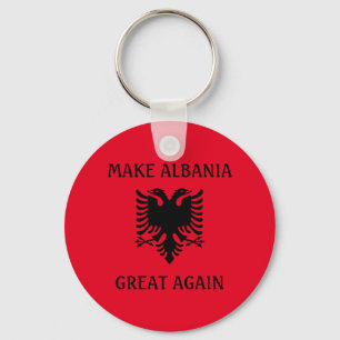 Make Albania Great Again Key Ring