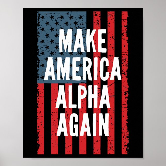 Make America Again Fourth Of July Independence Day Poster (Front)