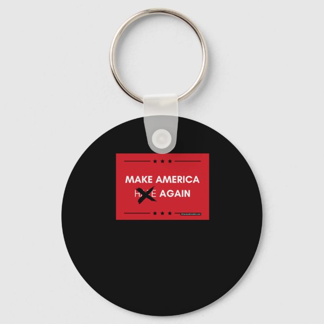 Make America Again  Key Ring (Front)