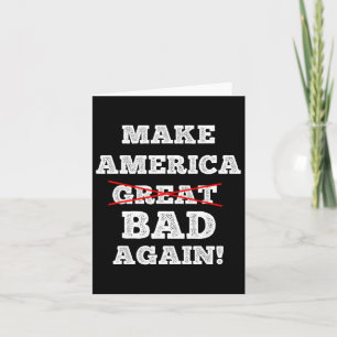 Make America Byd Again Funny Trump Saying Happy 4t Card