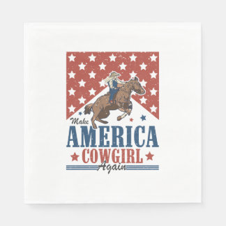 Make America Cowgirl Again Napkin