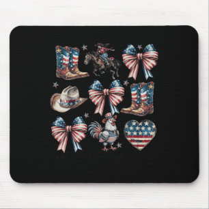 Make America Cowgirl Western Again Western Patriot Mouse Mat