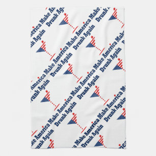MAKE AMERICA DRUNK AGAIN TEA TOWEL