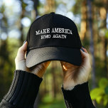 MAKE AMERICA EMO AGAIN EMBROIDERED HAT<br><div class="desc">Because,  emo is great!</div>
