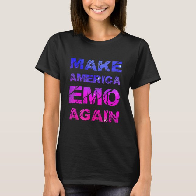 Make America Emo Again   Pastel Goth T-Shirt (Front)