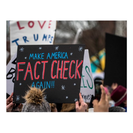 Make America Fact Check Again Postcard