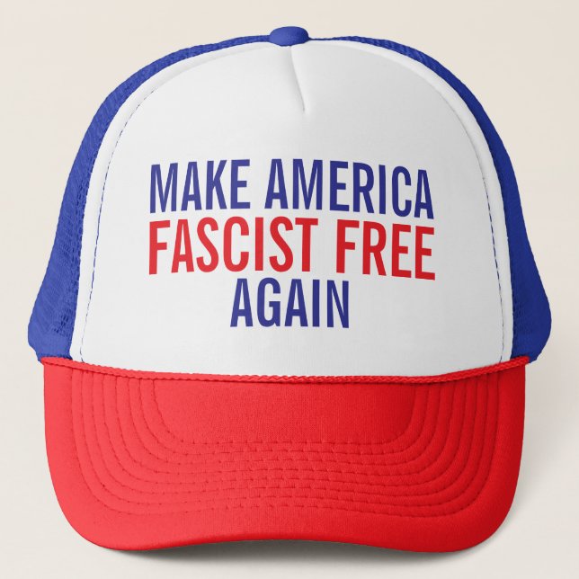 MAKE AMERICA FASCIST FREE AGAIN hat (Front)