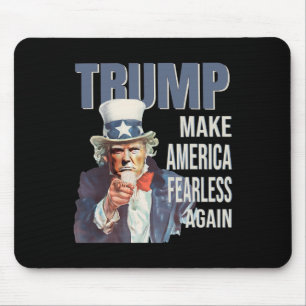 Make America Fearless Again Pro Trump Republican Mouse Mat