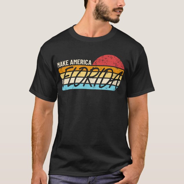 Make America Florida 2024 Election DeSantis 2024 T-Shirt (Front)