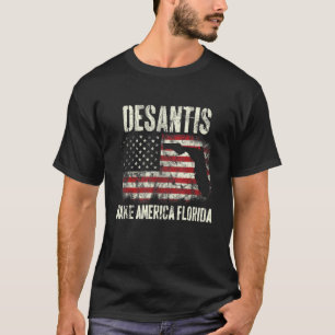 Make America Florida Desantis 2024 Election Vintag T-Shirt
