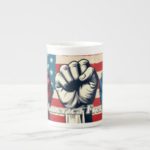 Make America Free Again Artwork Bone China Mug