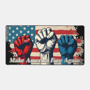 Make America Free Again Artwork Desk Mat