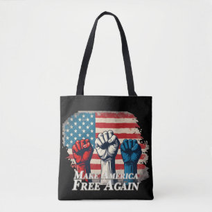 Make America Free Again Artwork Tote Bag