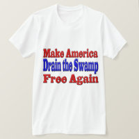 Make America Free Drain the Swamp red blue