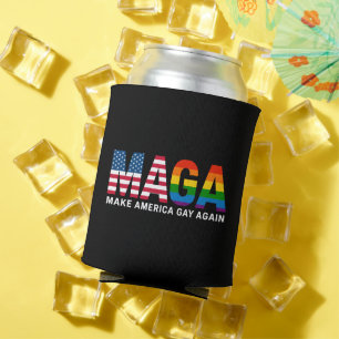 Make America Gay Again Gay Pride 2025 LGBTQ+  Can Cooler