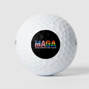 Make America Gay Again Gay Pride 2025 LGBTQ+  Golf Balls