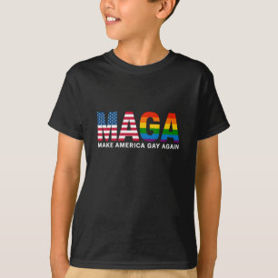 Make America Gay Again Gay Pride 2025 LGBTQ+  T-Shirt