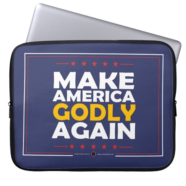 Make America Godly Again Laptop Sleeve (Front)