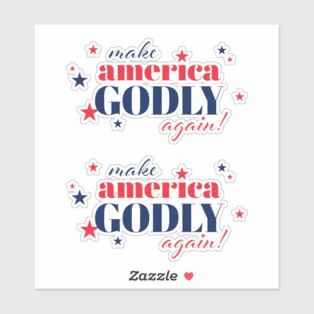 Make America Godly Again Patriotic  (Sheet)