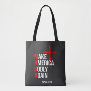 Make America Godly Again Trump Inaguration Maga  Tote Bag