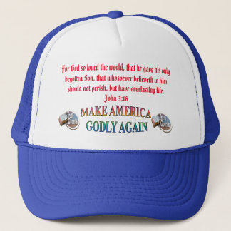 Make America Godly Again; With “MAGA”  Truth Trucker Hat