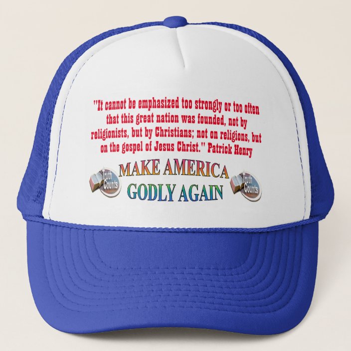 Make America Godly Again; With “MAGA” Truth Trucker Hat | Zazzle.co.uk