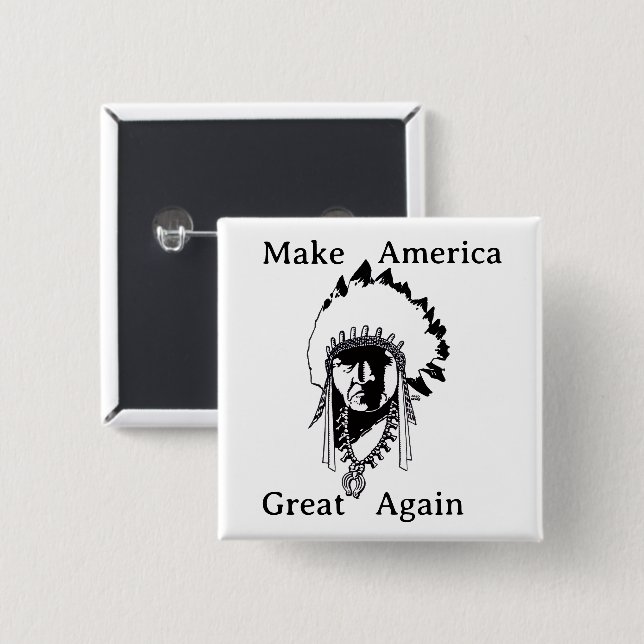 Make America Great Again Button (Front & Back)