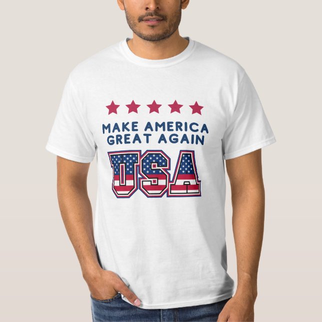 Make america great again USA T-Shirt (Front)