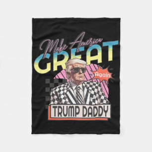 Make America Great All Over Again 4th Of July Fleece Blanket