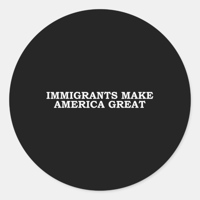 Make America Great  Classic Round Sticker (Front)
