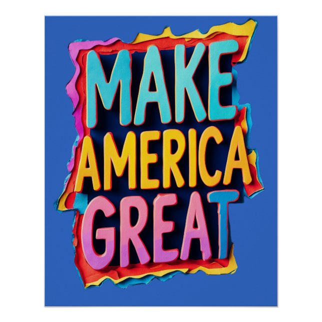 Make America Great Graffiti Poster (Front)