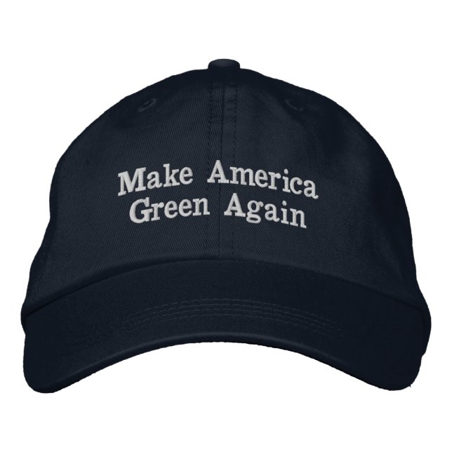 Make America Green Again Embroidered Hat (Front)