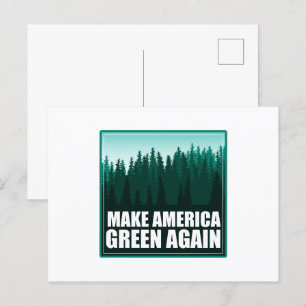 Make America Green Again Postcard