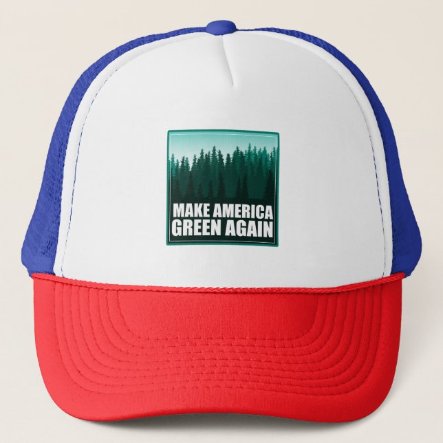 Make America Green Again Trucker Hat (Front)
