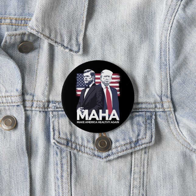 Make America Healthy Again 7.5 Cm Round Badge (In Situ)