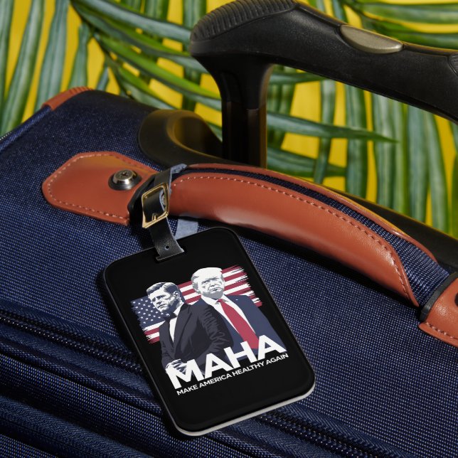 Make America Healthy Again Luggage Tag (Front Insitu 1)