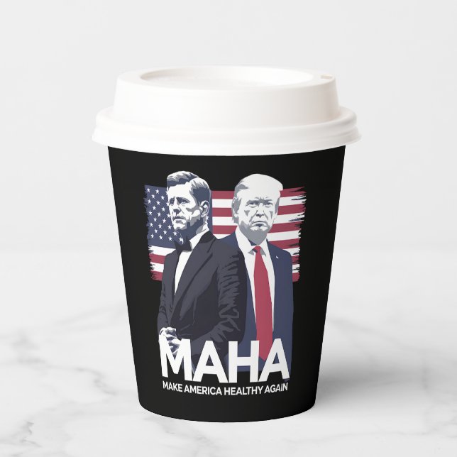 Make America Healthy Again Paper Cups (Front)