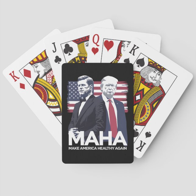 Make America Healthy Again Playing Cards (Back)