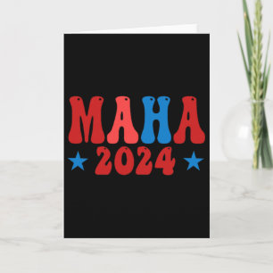 Make America Healthy Maha Pro-trump 2024 Conservat Card