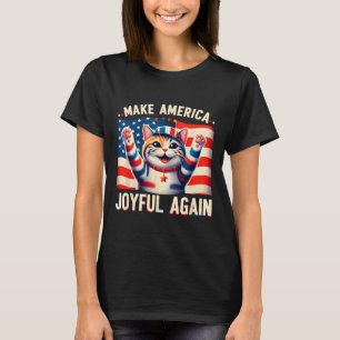 Make America Joyful Again Cat Ladies Kamala Harris T-Shirt