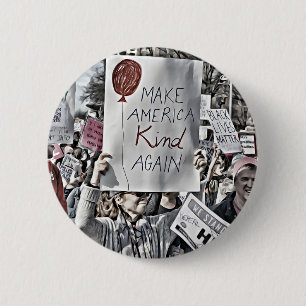 Make America Kind Again 6 Cm Round Badge