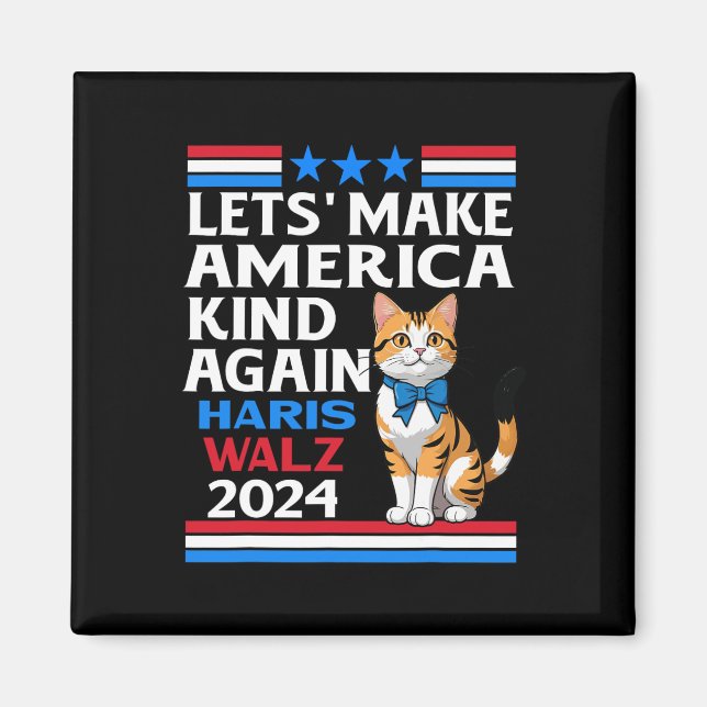 Make America Kind Again Kamala Harris Tim Wheimer  Magnet (Front)